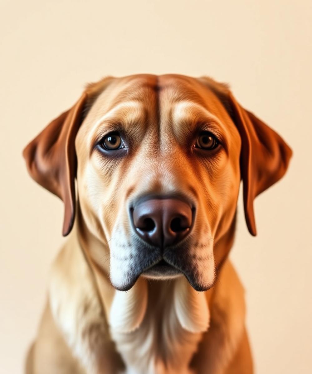Portrait of a healthy lab